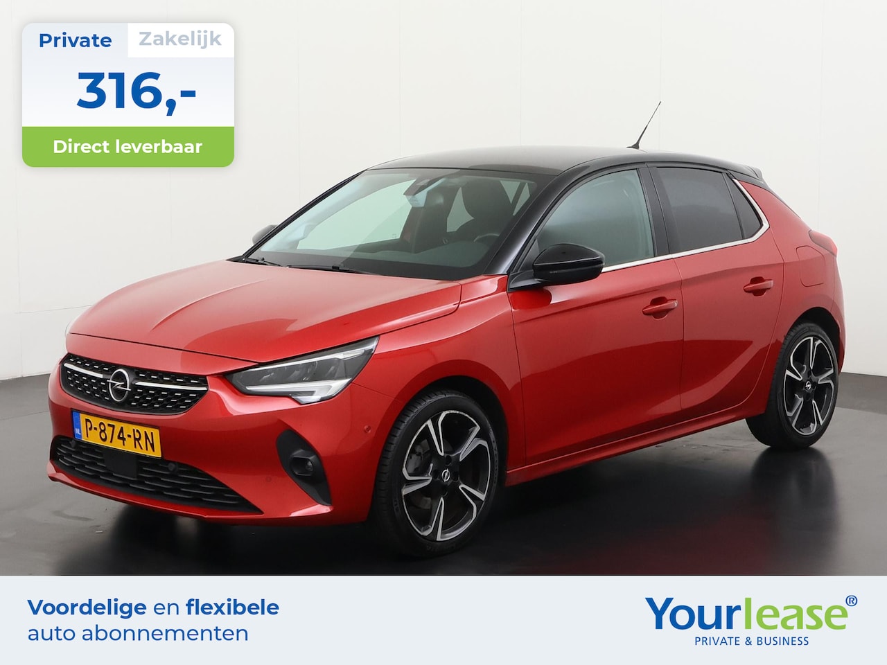 Opel Corsa - 1.2 Elegance | All-in 316,- Private Lease | Direct uit voorraad - AutoWereld.nl