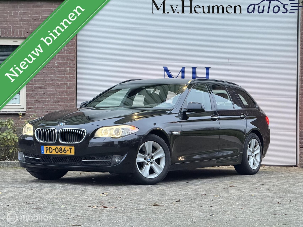 BMW 5-serie Touring - 525xd High Executive Leder Stuurverwarming Trekhaak - AutoWereld.nl