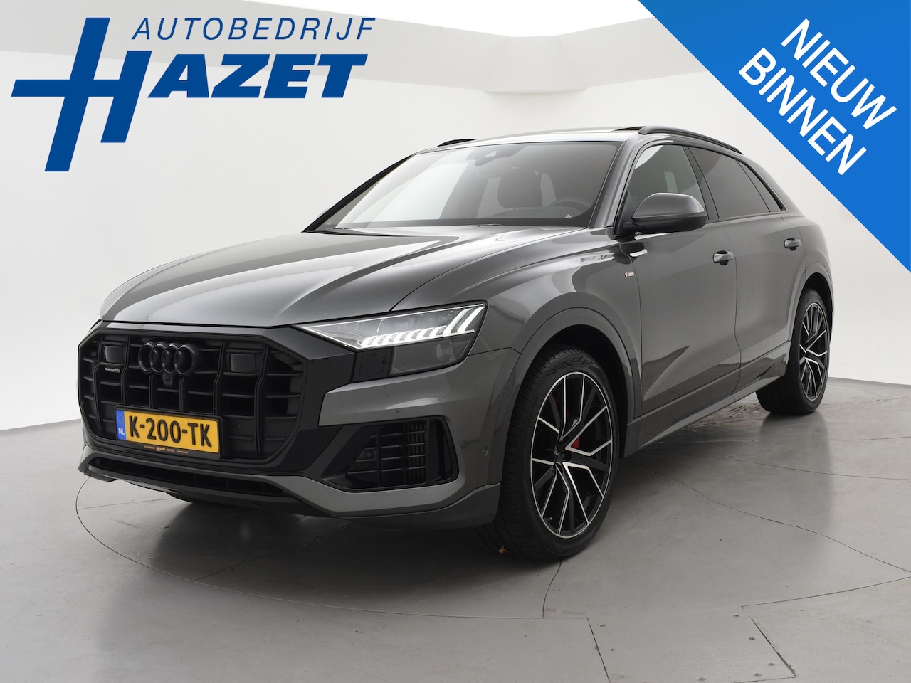 Audi Q8 - 55 TFSI 3.0 V6T 340 PK + B&O | NACHTZICHT | TV | TREKHAAK | STANDKACHEL | PANORAMA | HEAD- - AutoWereld.nl