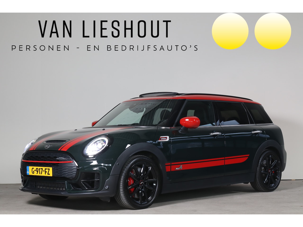 MINI Clubman - Mini 2.0 JCW ALL4 Chili NL-Auto!! Schuifdak I Camera I Head-Up - AutoWereld.nl