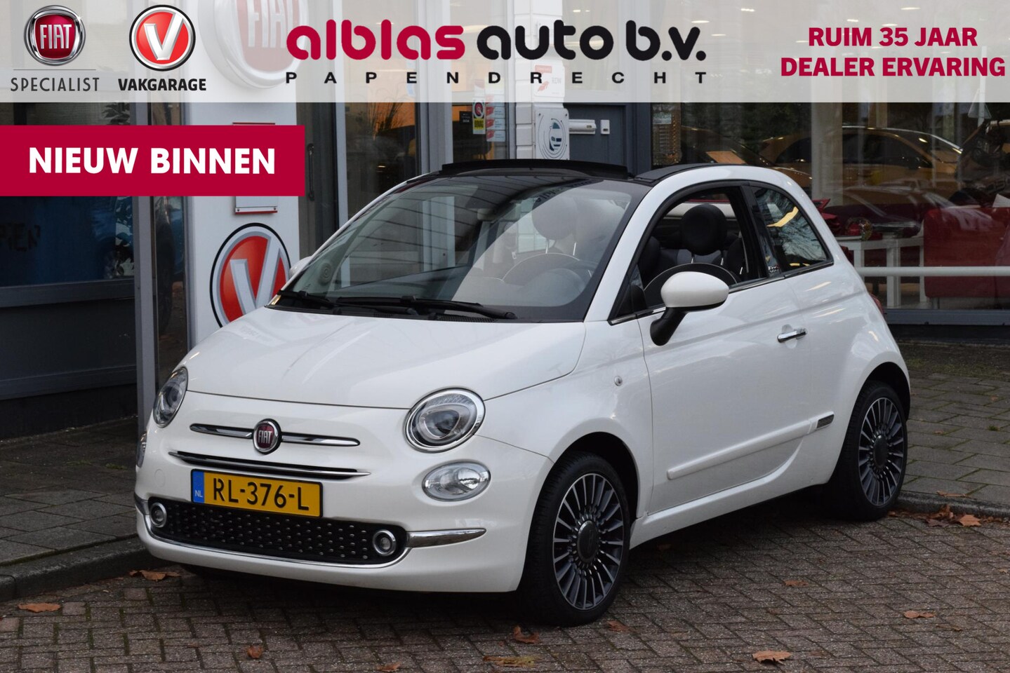 Fiat 500 C - 80pk Lounge|Orig NL|1e eig.|Lage km! - AutoWereld.nl