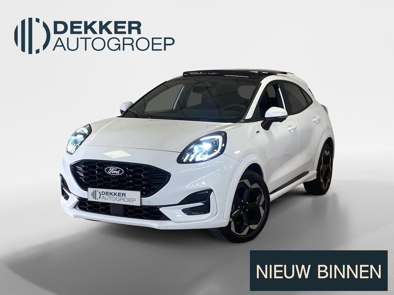 Ford Puma - 1.0 EcoBoost Hybrid 155 pk ST-line-X automaat Panoramadak-Bliss-afneembare trekhaak-winter - AutoWereld.nl