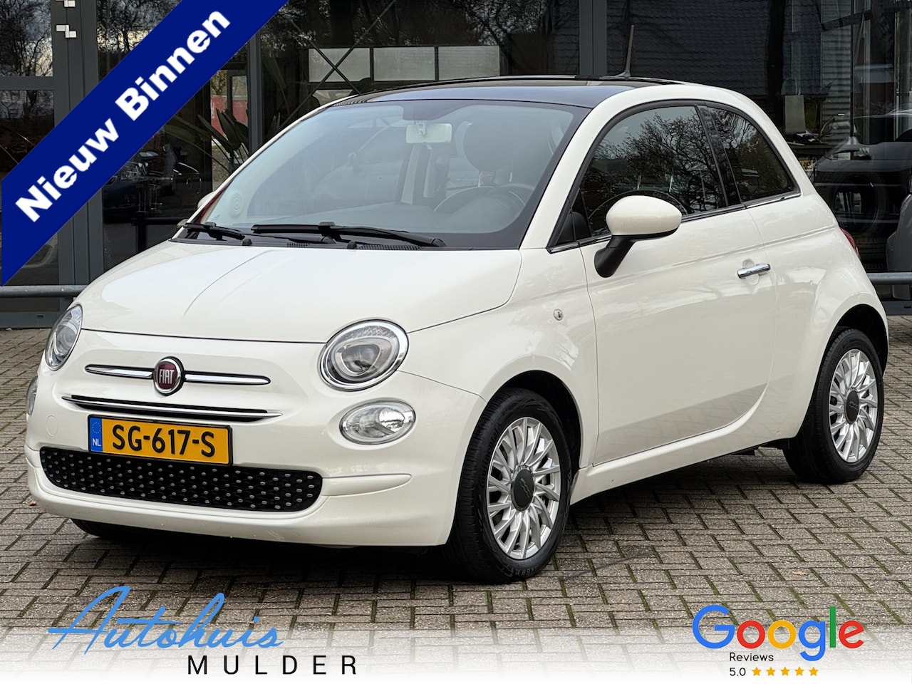 Fiat 500 - 0.9 TwinAir Turbo Lounge Pano/Clima/Navi/LM-Velgen - AutoWereld.nl