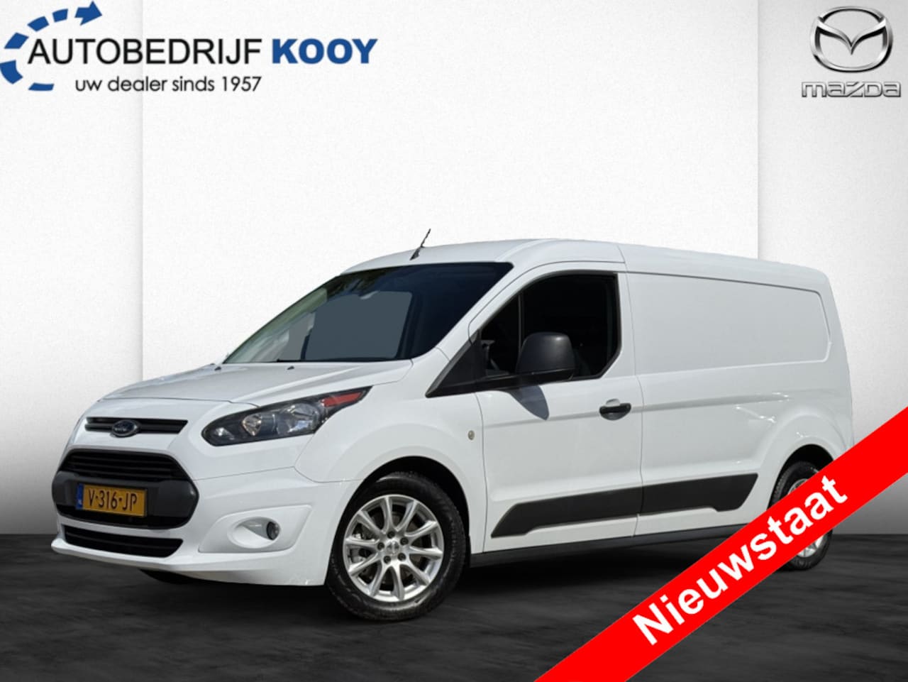 Ford Transit Connect - 1.5 TDCI L2 Trend 3-zitpl Navi / Trekhaak / Parkeerpakket / ex B - AutoWereld.nl