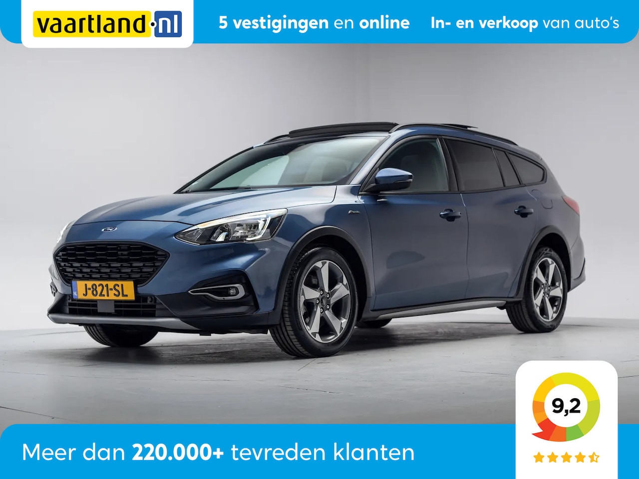Ford Focus Wagon - 1.0 Hybrid 155pk Active X Business [ Panorama B&O Navi Camera Winterpakket ] - AutoWereld.nl