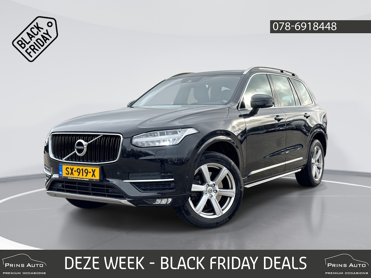 Volvo XC90 - 2.0 D5 AWD R-Design 7p. |TREKHAAK|STOELVERW.|CAMERA|MEMORY|NAVI| 4087 - AutoWereld.nl