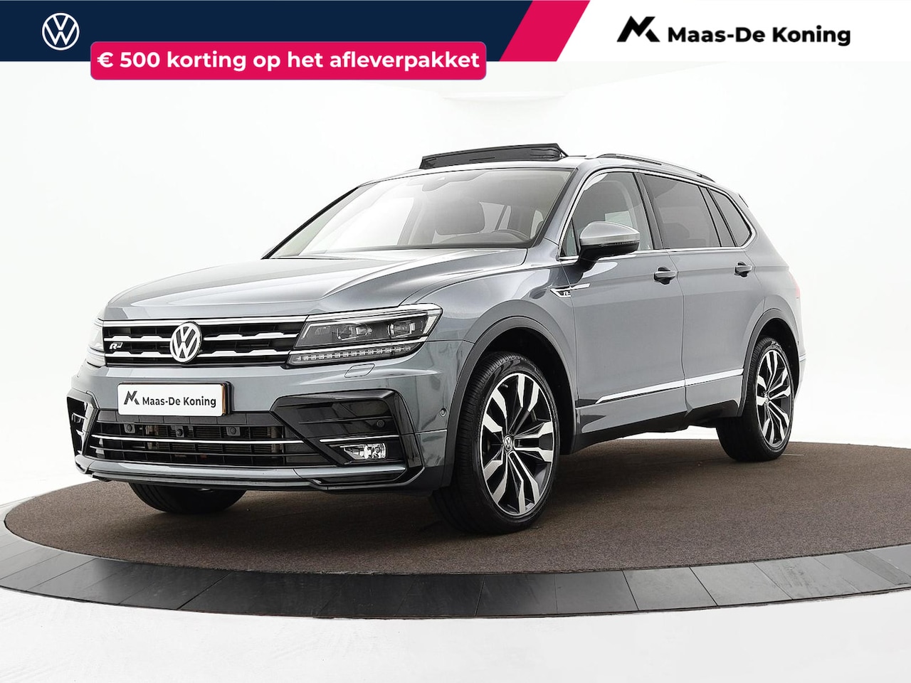 Volkswagen Tiguan Allspace - 2.0 TSI 220pk DSG 4Motion Highline Business R 7p. · Panoramadak · DynAudio · 360 Camera · - AutoWereld.nl