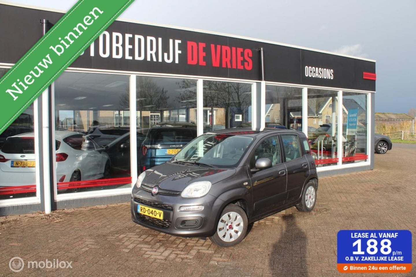 Fiat Panda - 0.9 TwinAir Lounge Airco/Bluetooth-USB/5pers/NAP - AutoWereld.nl