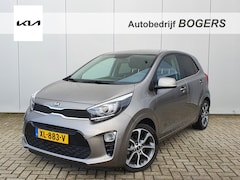 Kia Picanto - 1.0 CVVT Design Edition Navigatie, Climate Control, Cruise Control, Leder, 16"Lm, Achterui