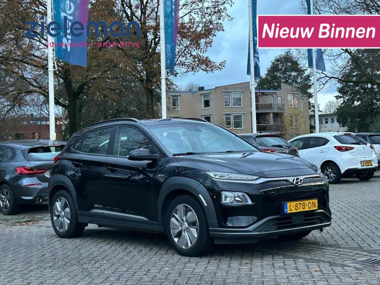 Hyundai Kona Electric - Electric Comfort 64 kWh - Carplay, Navi, Cruise, Camea - AutoWereld.nl