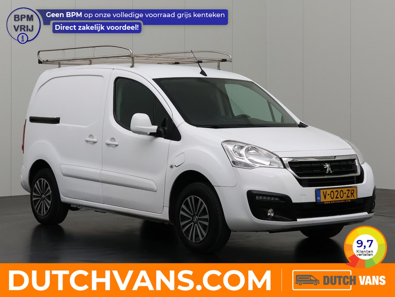 Peugeot e-Partner - Electric Premium | 3-Persoons | Imperiaal | Betimmering - AutoWereld.nl