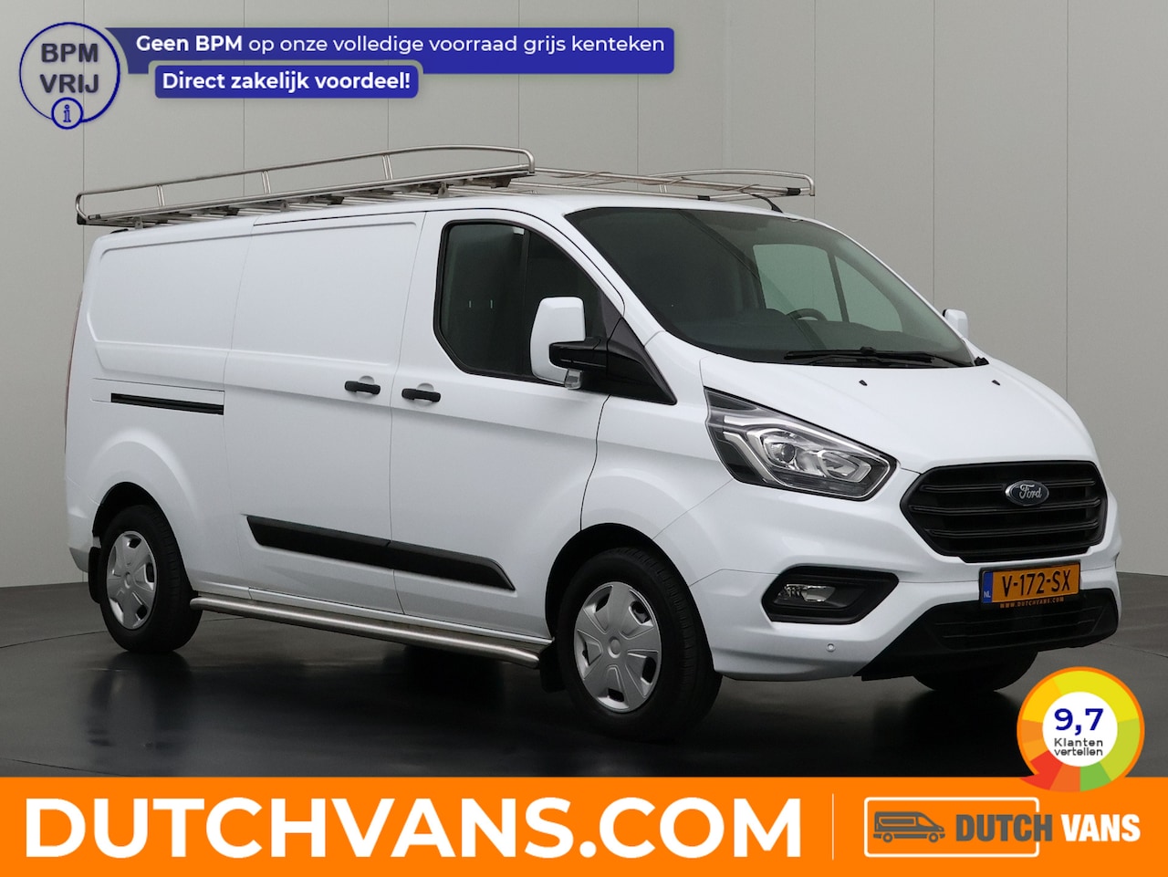 Ford Transit Custom - 2.0TDCI Lang Imperiaal | Trekhaak | Airco | Cruise | 3-Persoons | Betimmering - AutoWereld.nl