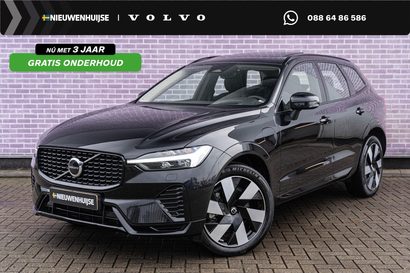 Volvo XC60 - 2.0 T6 Plug-in hybrid AWD Plus Dark | Long Range | Harman Kardon Audio | Schuif- / Kanteld - AutoWereld.nl