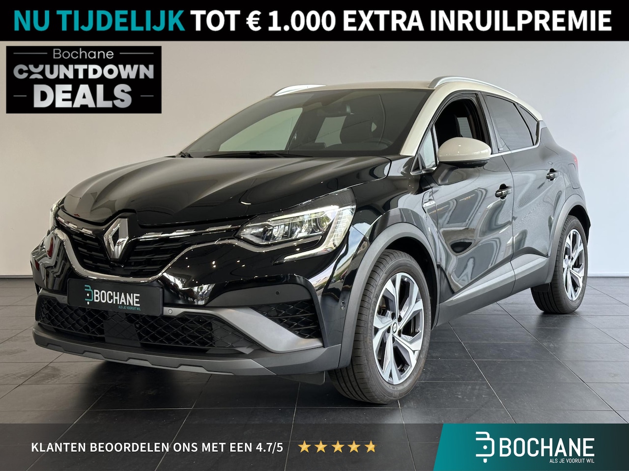 Renault Captur - 1.6 E-Tech Plug-in Hybrid 160 R.S. Line | 360° CAMERA | STOEL-/STUURVERWARMING | ADAPTIVE - AutoWereld.nl