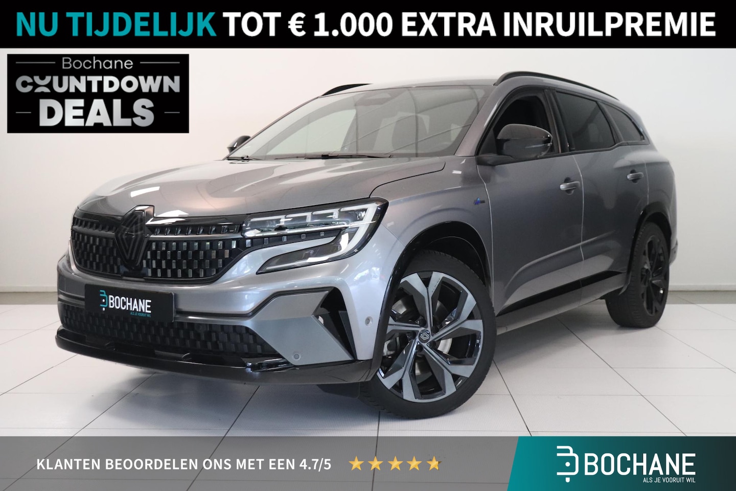 Renault Espace - E-Tech full hybrid 200 esprit Alpine 7p. | Trekhaak | Cruise Control Adaptief | 360° Camer - AutoWereld.nl