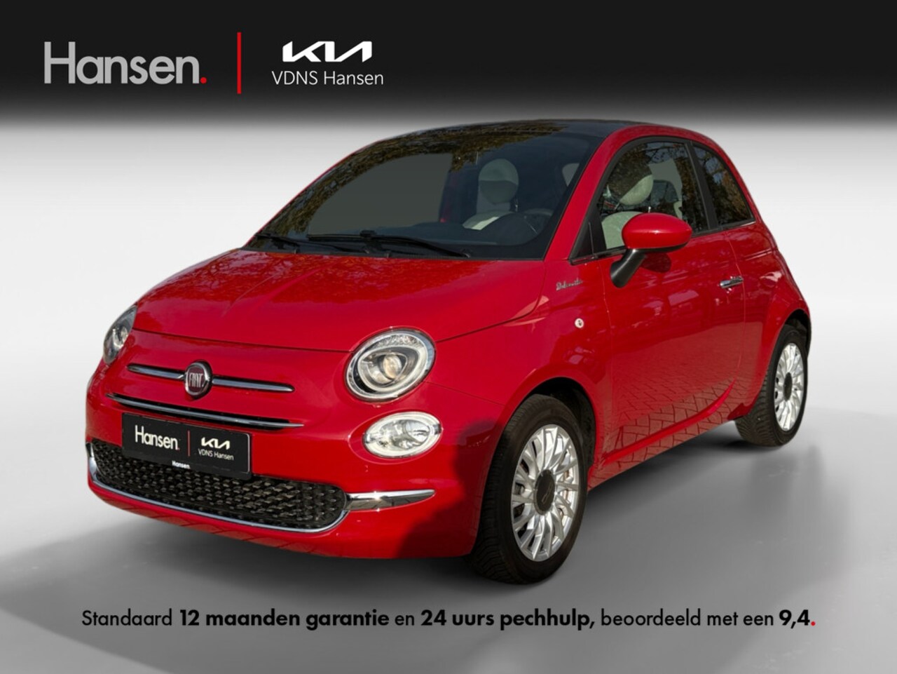 Fiat 500 - 1.0 Hybrid Dolcevita I Panoramadak I Carplay I Cruise Control - AutoWereld.nl
