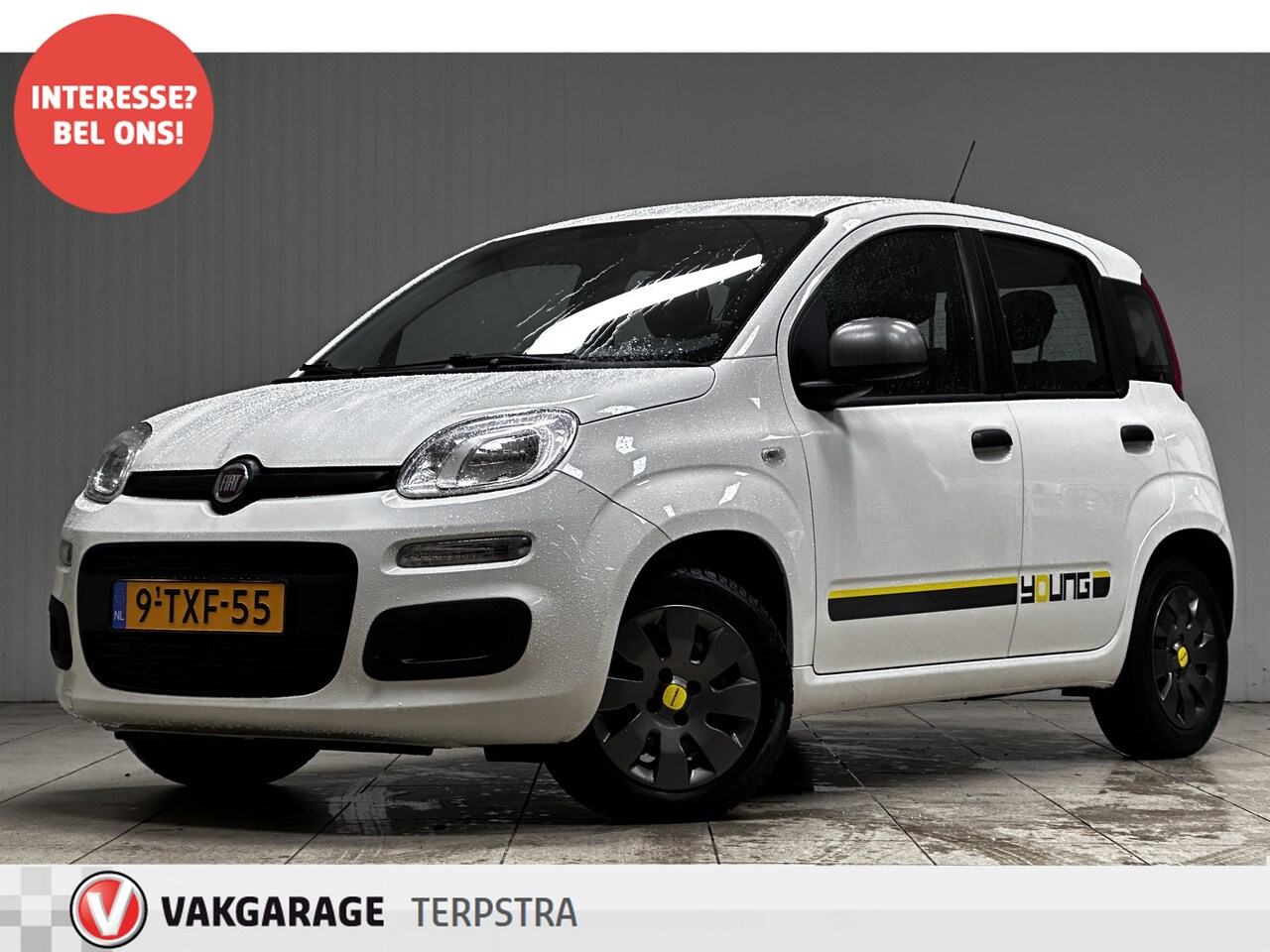 Fiat Panda - 0.9 TwinAir Young/ Airco/ C.V. Afstand/ Elek. ramen/ Isofix/ Bluetooth/ AUX & USB/ Getint - AutoWereld.nl