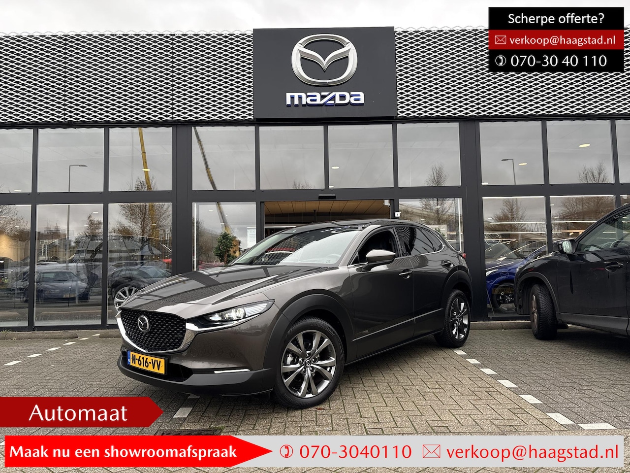 Mazda CX-30 - 2.0 e-SkyActiv-X M Hybrid Luxury Dealer onderhouden / 1e eigenaar / All-Season banden - AutoWereld.nl