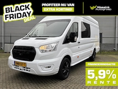 Ford Transit - 350 2.0TDCI L4H3 AUTOMAAT BLACK FRIDAY DEAL | Uniek | 5 pers. | volledig geïsoleerd |