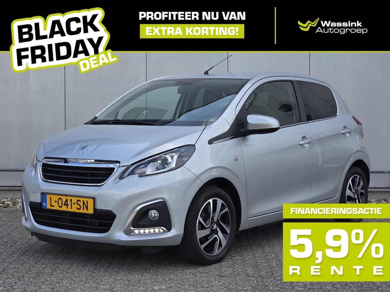 Peugeot 108 - I BLACK FRIDAY DEAL I Allure 5-deurs 72pk | Apple Carplay/Android auto | DAB | Achteruitri - AutoWereld.nl