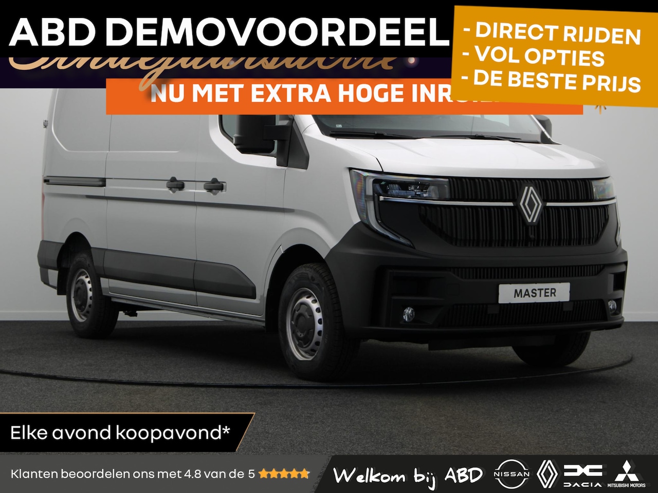 Renault Master - T35 2.0 dCi 130pk L2H2 Advance | Laadruimtepakket | Trekhaak | Achteruitrijcamera | - AutoWereld.nl