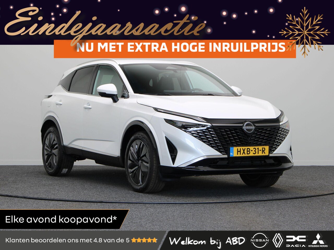 Nissan Qashqai - 158pk MHEV Xtronic Tekna | Google integratie | Stoel, stuur en voorruit verwarming | 360-g - AutoWereld.nl
