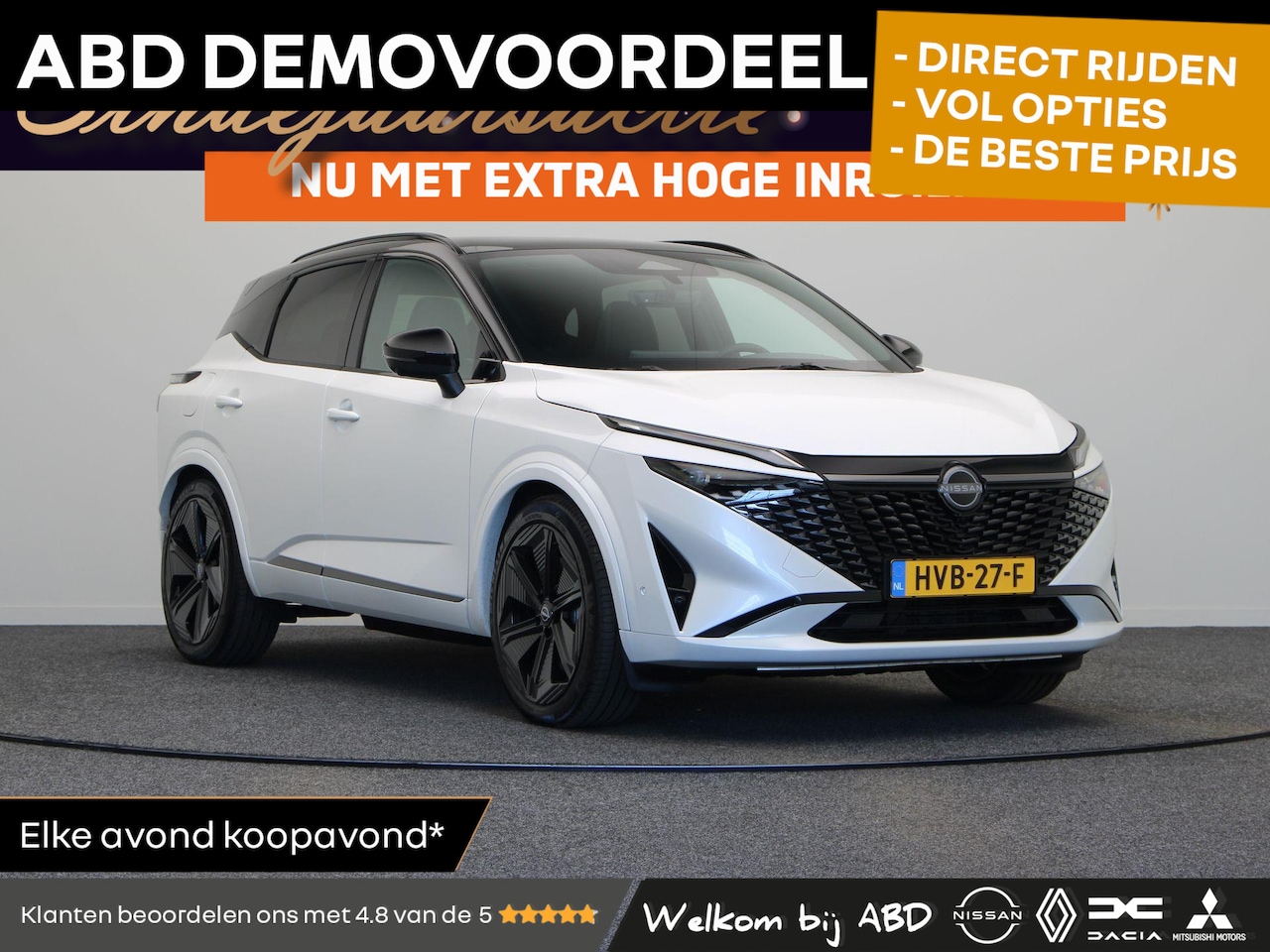 Nissan Qashqai - 1.5 e-Power N-Design | Rijklaarprijs!! | 20" Lichtmetalen Velgen | Stoel, Stuur en Voorrui - AutoWereld.nl