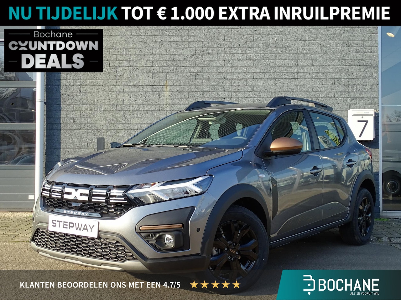 Dacia Sandero Stepway - 1.1 TCe 110 Extreme PACK EXTREME / PACK MEDIA NAV / METALLIC LAK - AutoWereld.nl