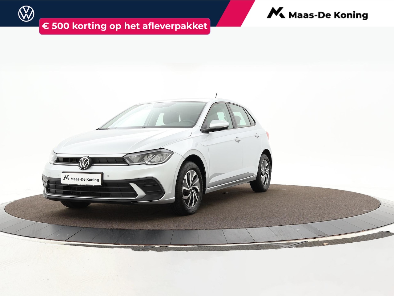 Volkswagen Polo - 1.0 TSI 95pk Life Business · Apple/Android Car Play · Navigatie · Alarm · Stoelverwarming - AutoWereld.nl
