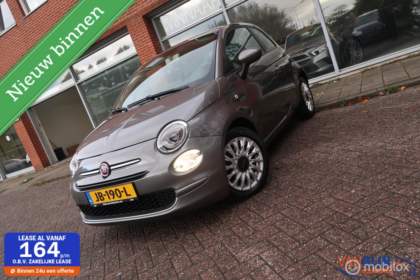 Fiat 500 - 0.9 TwinAir Turbo Popstar Automaat Airco 80PK - AutoWereld.nl