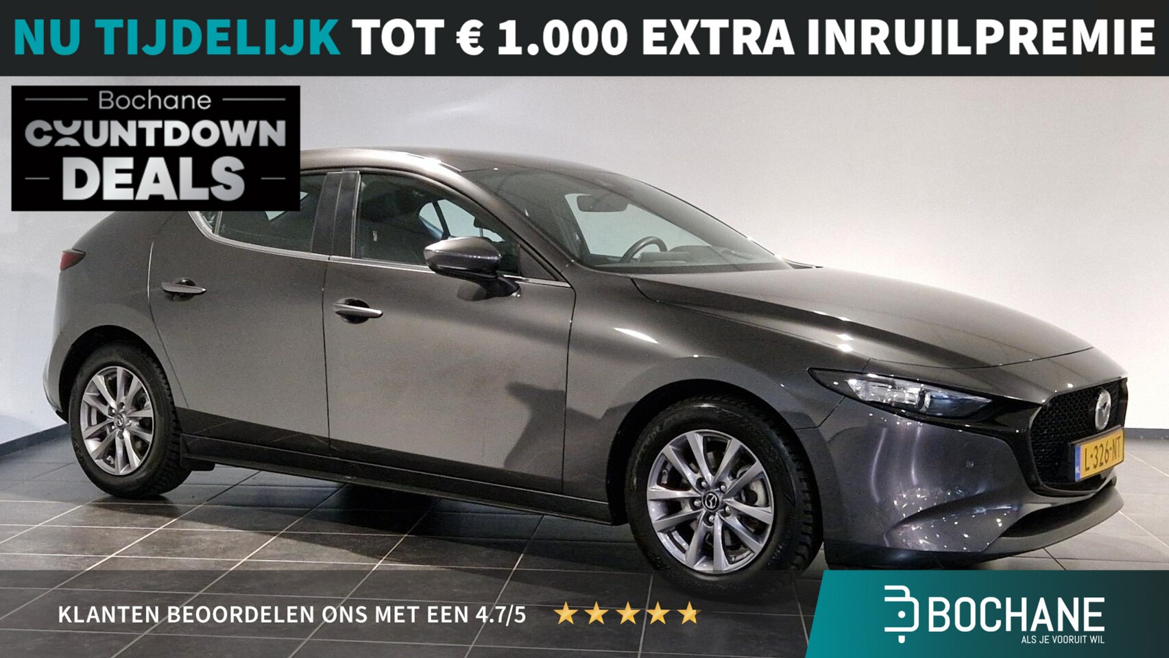 Mazda 3 - 2.0 e-SkyActiv-X M Hybrid 186 Comfort | Leder | Bose Audio - AutoWereld.nl