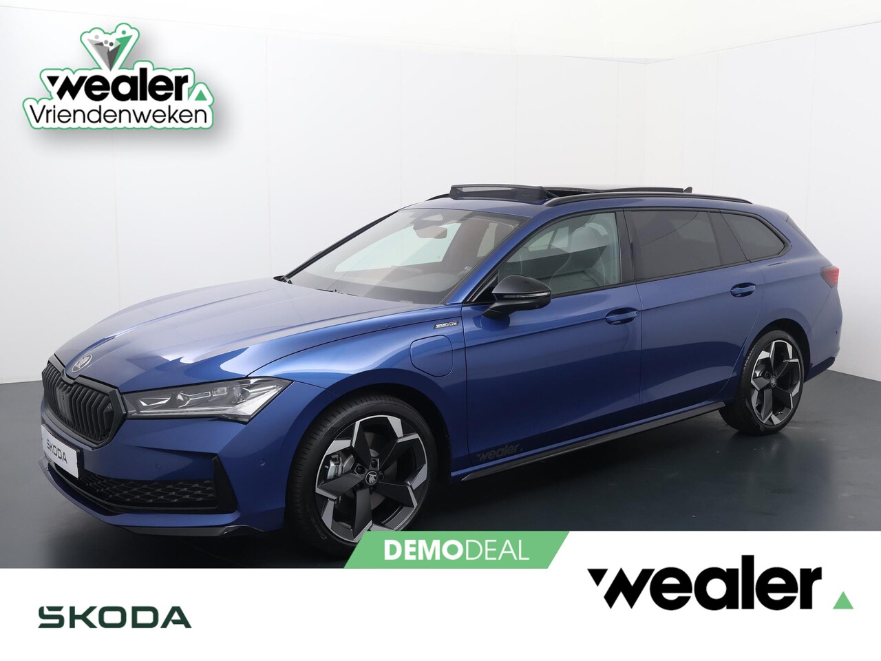 Skoda Superb Combi - Sportline Business 1.5 TSI PHEV 204 PK DSG Automaat | Panorama dak | Suite Sport Leder | 1 - AutoWereld.nl