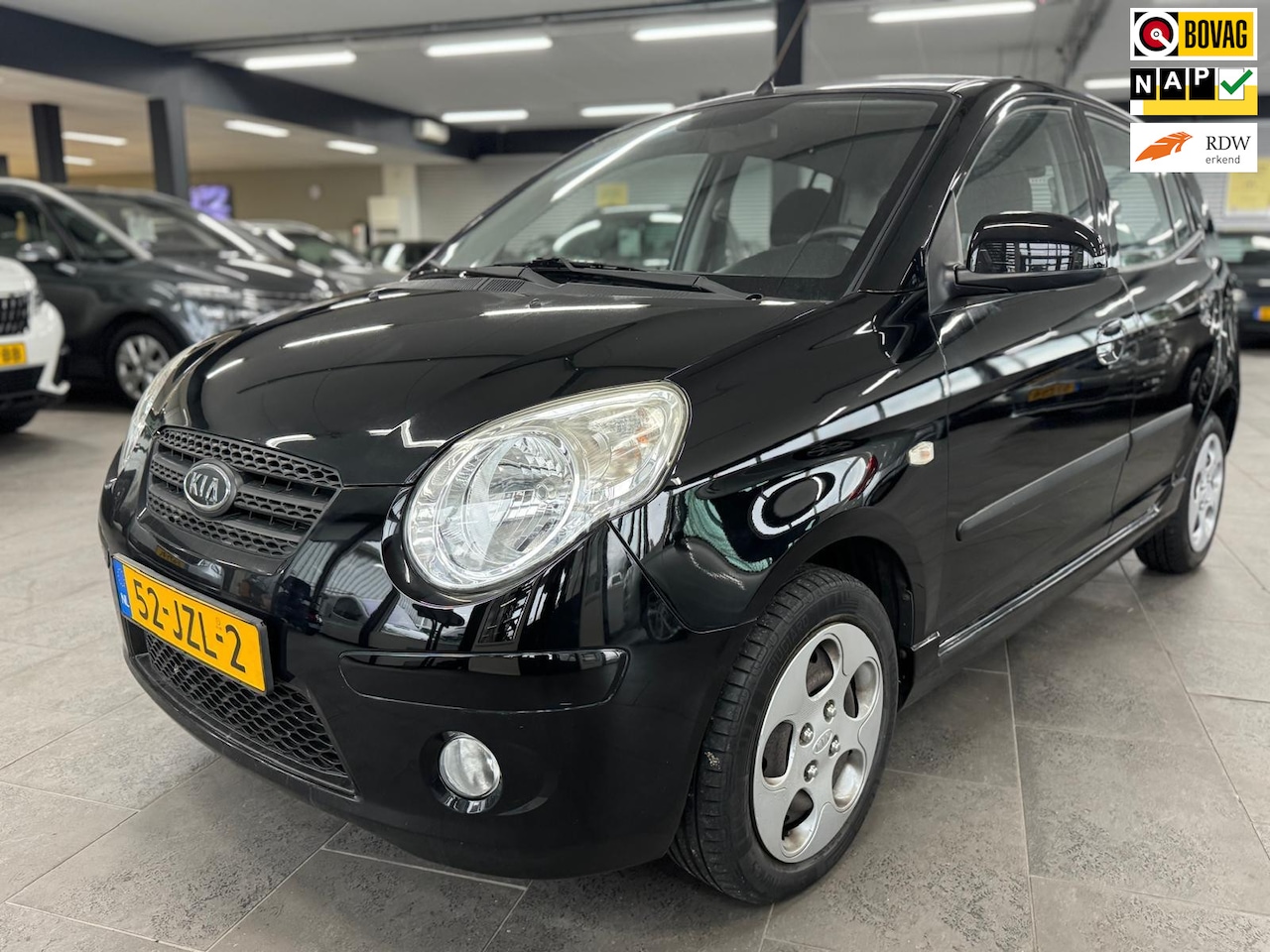 Kia Picanto - 1.0 Fifteen 5-deurs airco elektrische pakket stuurbekrachtiging 52dzkm nap zeer nette auto - AutoWereld.nl