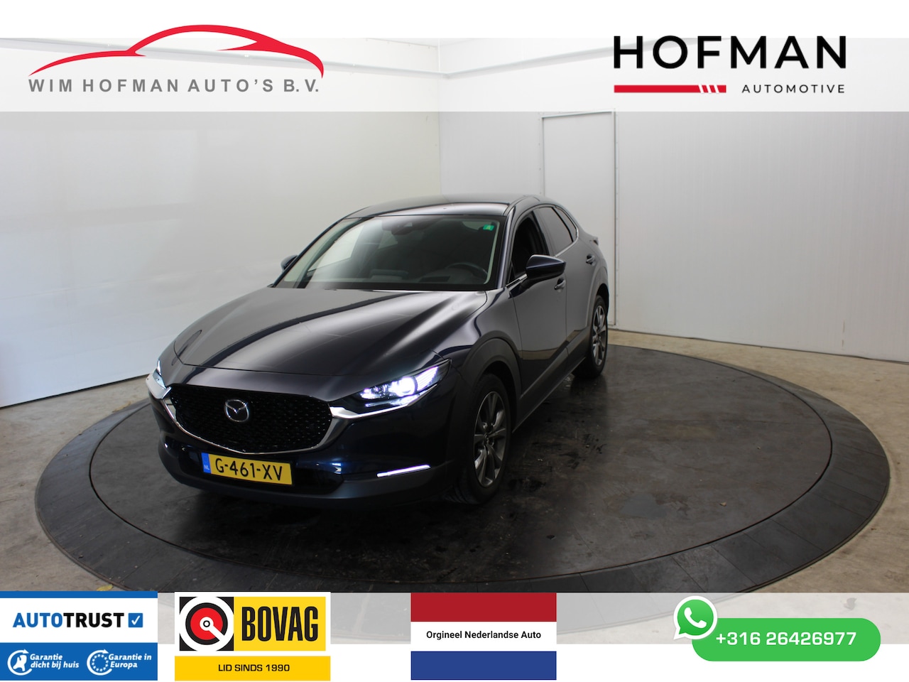 Mazda CX-30 - 2.0 e-SkyActiv-X M Hybrid Luxury 360º Cam Leer El-Aklep + Stoelen Navi Dhoek Detectie - AutoWereld.nl