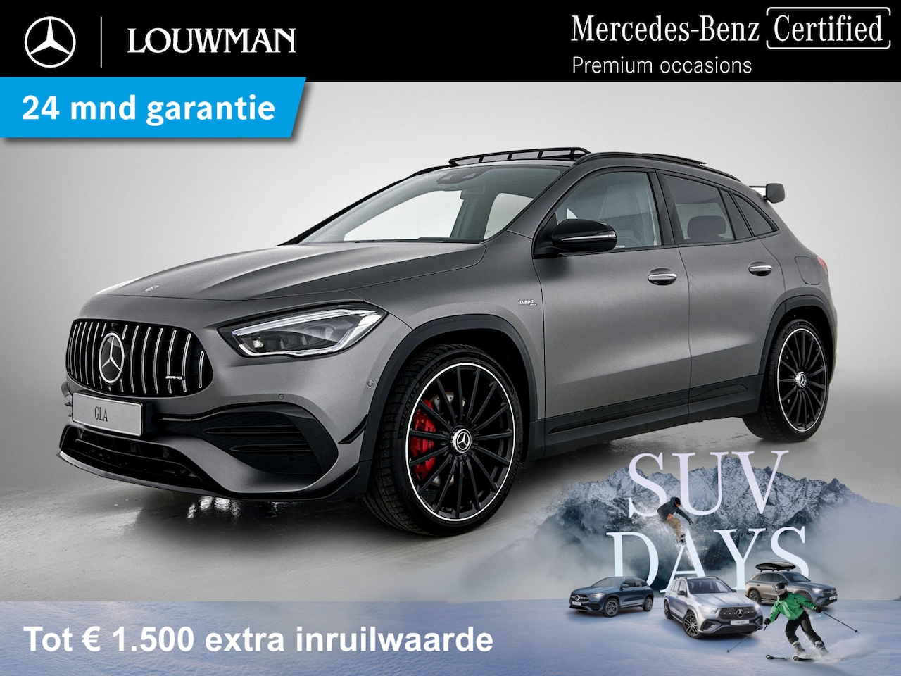 Mercedes-Benz GLA-Klasse - AMG 35 4MATIC | Panoramadak | AMG Aerodynamica pakket | Burmester | AMG Performance sports - AutoWereld.nl