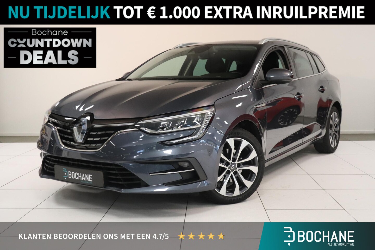 Renault Mégane Estate - 1.3 TCe 140 Techno | Climate control | Camera | Trekhaak | Parkeerassistent | AppleCarplay - AutoWereld.nl
