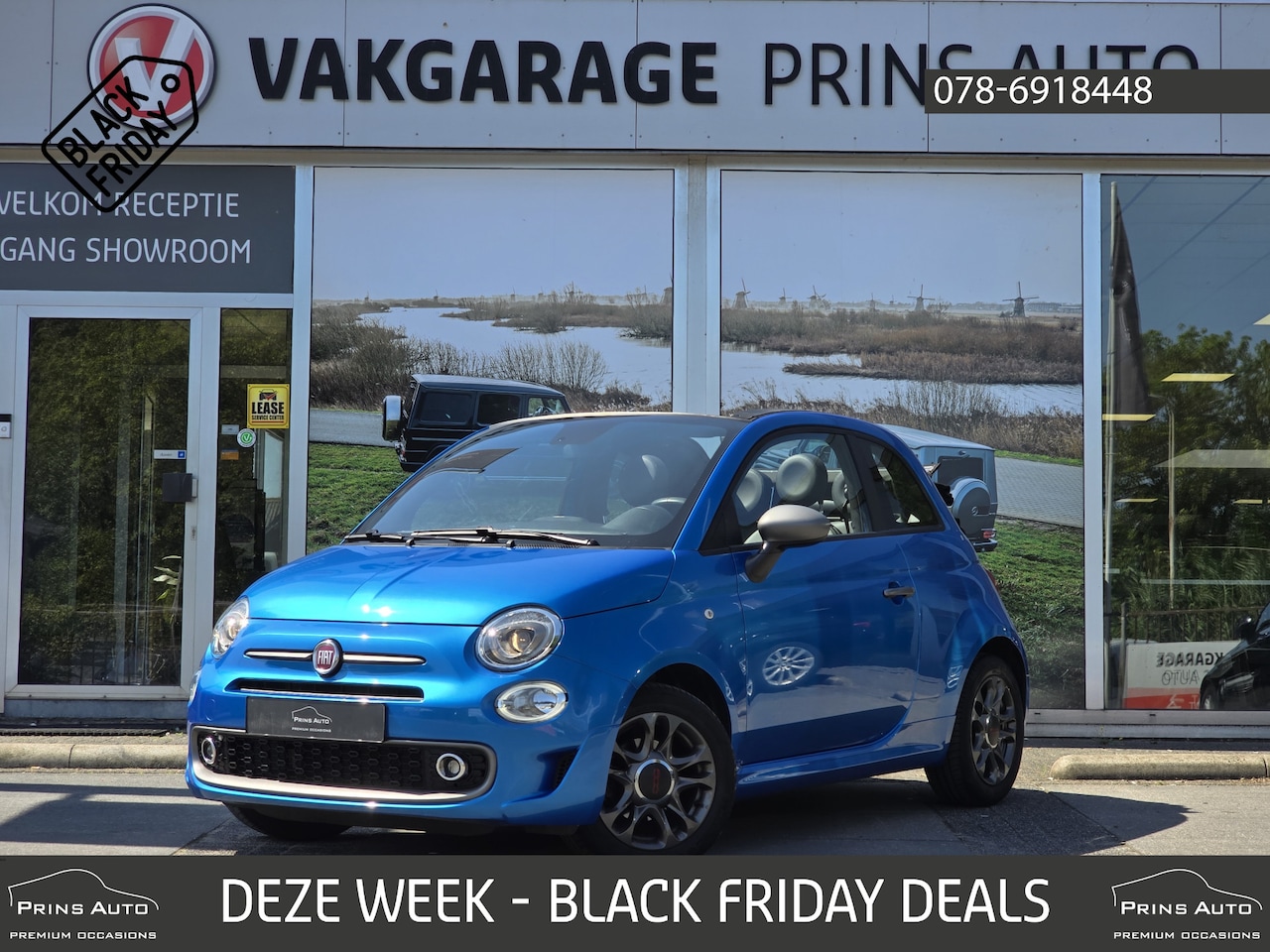 Fiat 500 C - 1.2 Sport |CRUISE|SENSOREN|CLIMA| 3495 - AutoWereld.nl