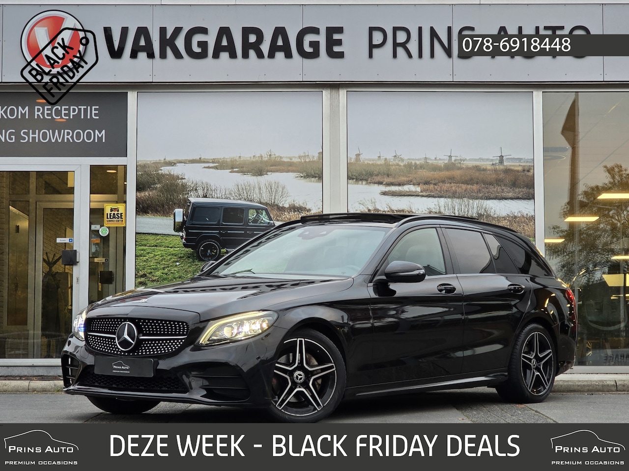 Mercedes-Benz C-klasse Estate - 180 Premium Plus Pack AMG |PANO|STOELVERW.|DEALER ONDERH.|ORG.NL|NAP| 3852 - AutoWereld.nl