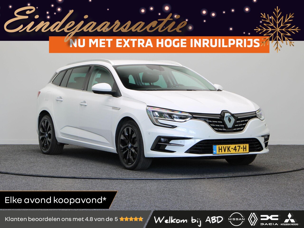 Renault Mégane Estate - 160pk Plug-In Hybrid 160pk Intens | 94% Accu score | Parkeersensoren rondom | Achteruitrij - AutoWereld.nl