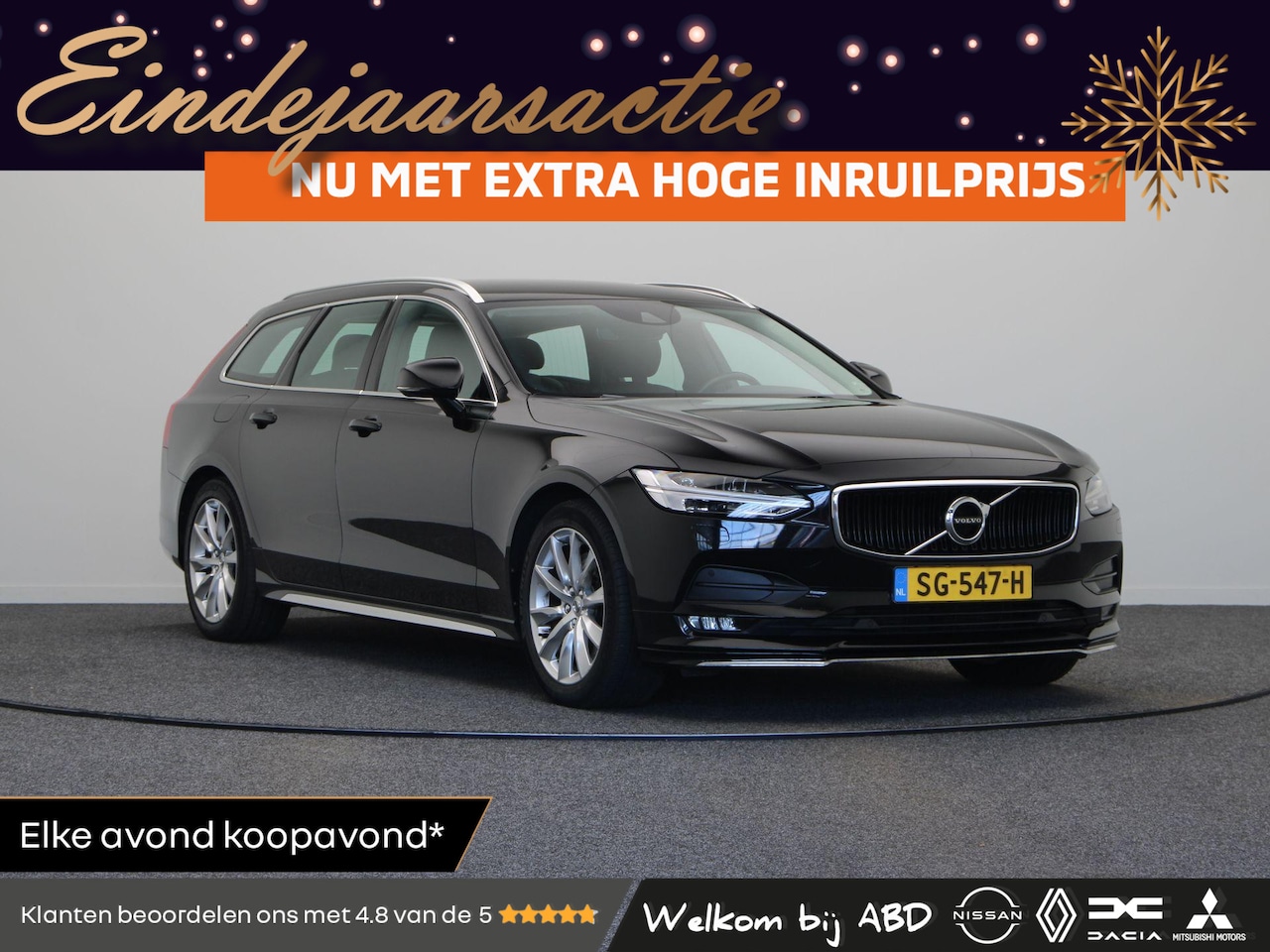 Volvo V90 - 2.0 T4 Momentum | Stoelverwarming voor en achter | Automaat | elektrisch stoelen | verwarm - AutoWereld.nl