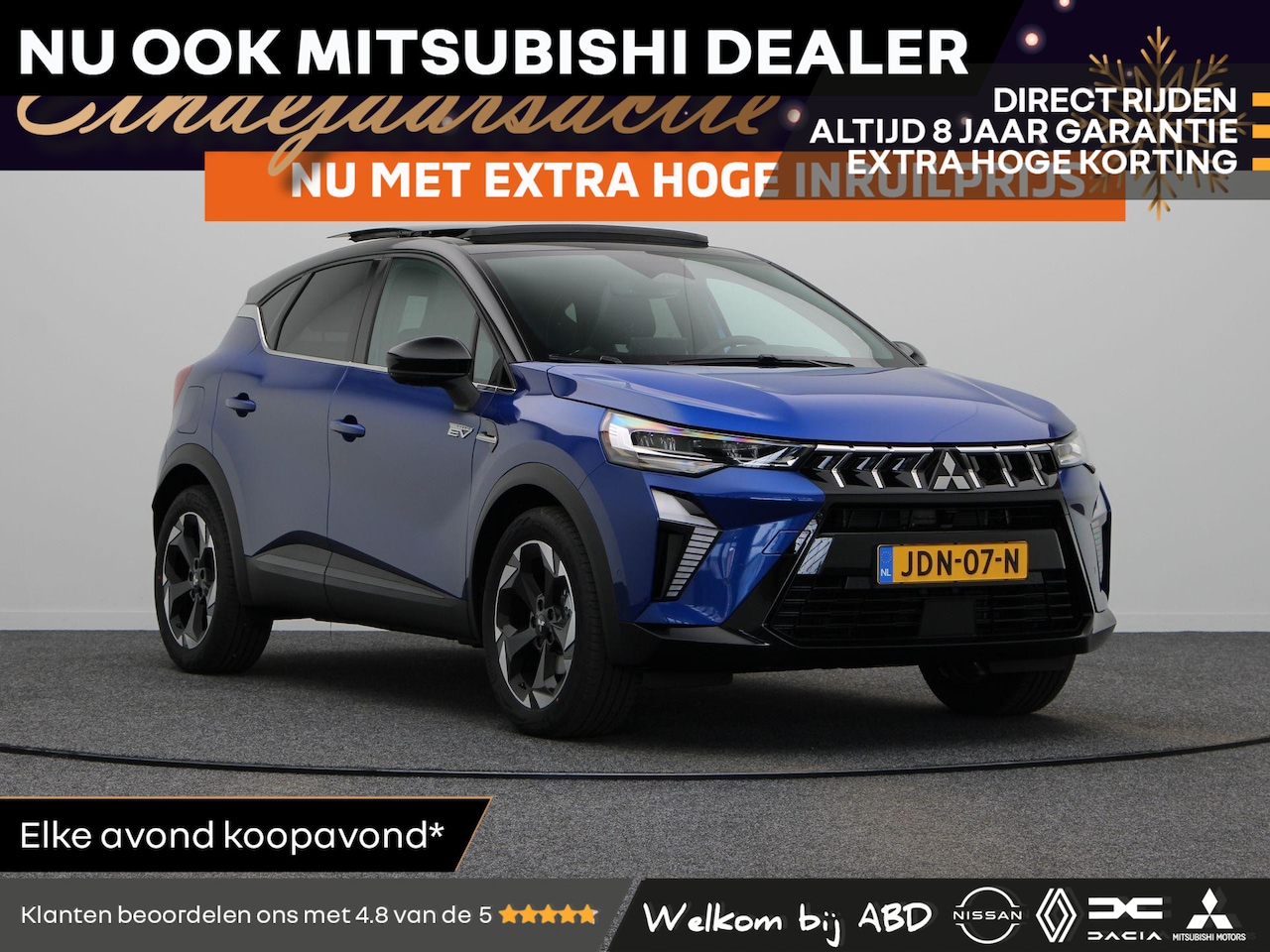 Mitsubishi ASX - 160pk HEV AT Instyle | Panorama dak | Leder | Automaat | Rijklaarprijs! | - AutoWereld.nl