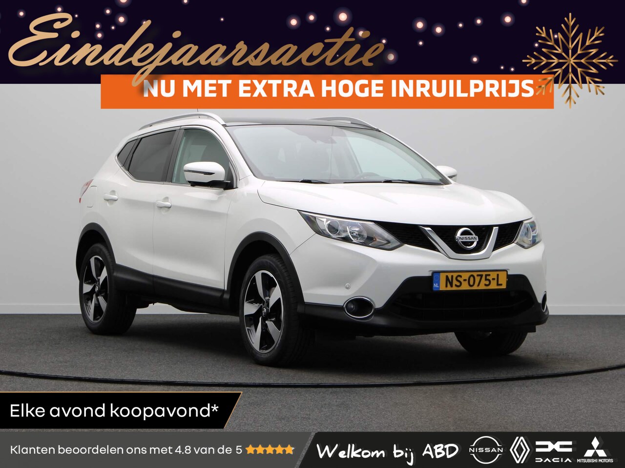 Nissan Qashqai - 116pk N-Connecta | 360 graden camera | panorama dak | climate control | 18 inch velgen | - AutoWereld.nl