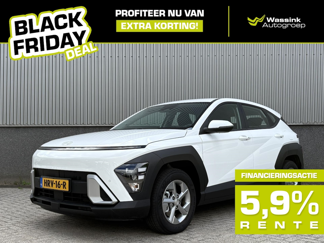 Hyundai Kona - BLACK FRIDAY DEAL I 1.6 GDI HEV 141pk DCT Comfort | Adaptive Cruise Control | Navigatie | - AutoWereld.nl