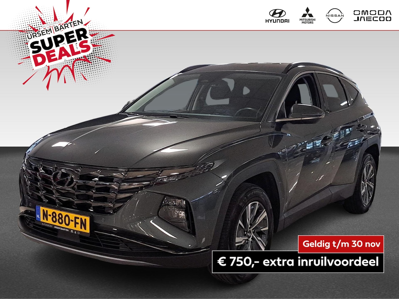 Hyundai Tucson - 1.6 T-GDI HEV Comfort Incl. Trekhaak | Stoelverwarming | Apple carplay & Android auto | Na - AutoWereld.nl