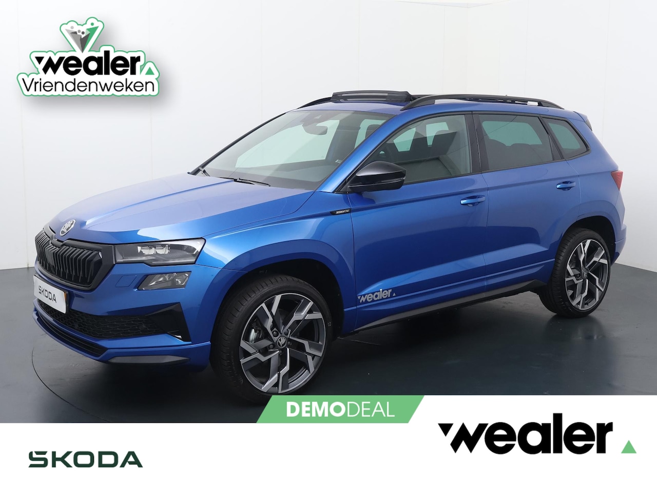 Skoda Karoq - 1.5 TSI 150 PK Sportline Business DSG | Automaat | Navigatie | Panoramadak | Skoda Sound | - AutoWereld.nl