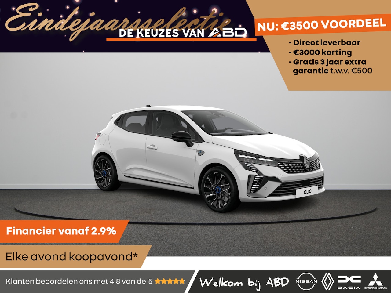 Renault Clio - esprit Alpine Hybrid 145 | Achteruitrijcamera | Adaptive Cruise Control | Blind Spot Warni - AutoWereld.nl