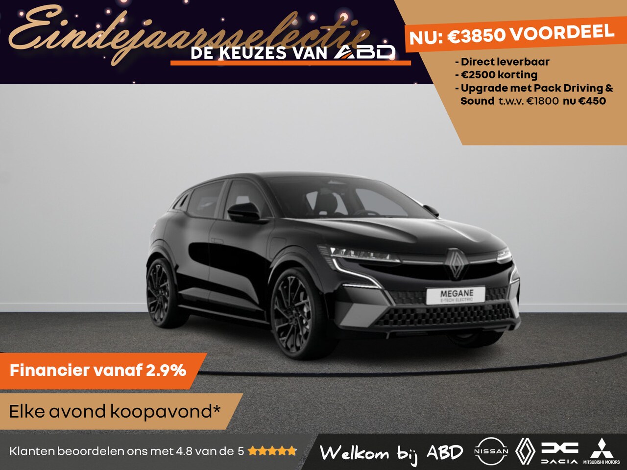 Renault Mégane E-Tech - Esprit Alpine Comfort range | Adaptive Cruise Control | Adaptive Vision LED koplampen met - AutoWereld.nl