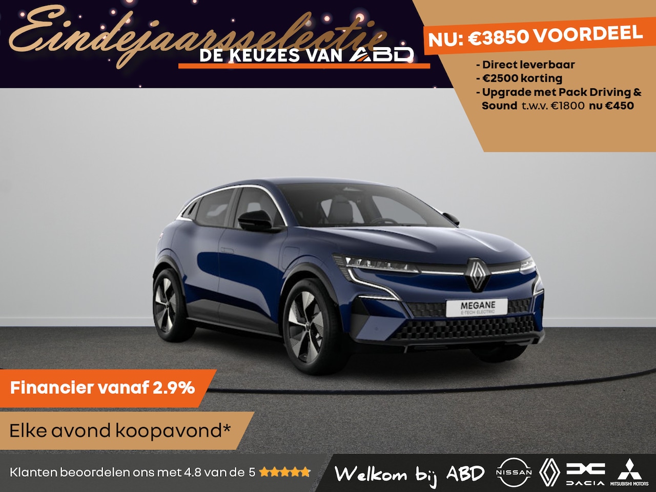 Renault Mégane E-Tech - Techno Comfort range | Achteruitrijcamera | Adaptive Cruise Control | Adaptive Vision LED - AutoWereld.nl