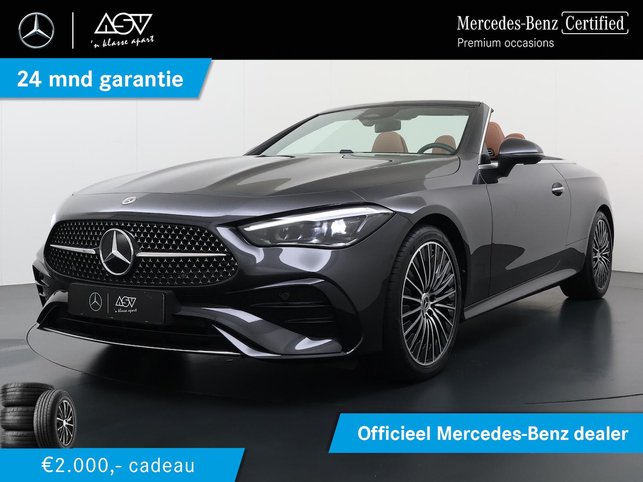 Mercedes-Benz CLE Cabriolet - 200 AMG Line | Airscarf & Aircap | Sfeerverlichting | Memory Seats | Smartphone Integratie - AutoWereld.nl