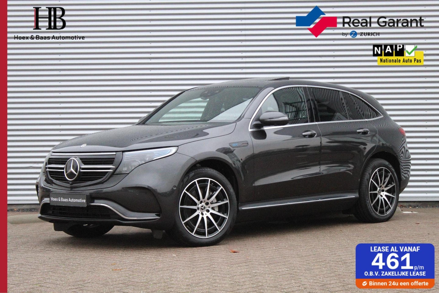 Mercedes-Benz EQC - 400 4MATIC 80 kWh Burmester/Memory/Headup/Schuifdak - AutoWereld.nl
